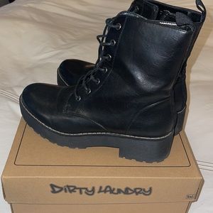 Dirty Laundry Combat Boots